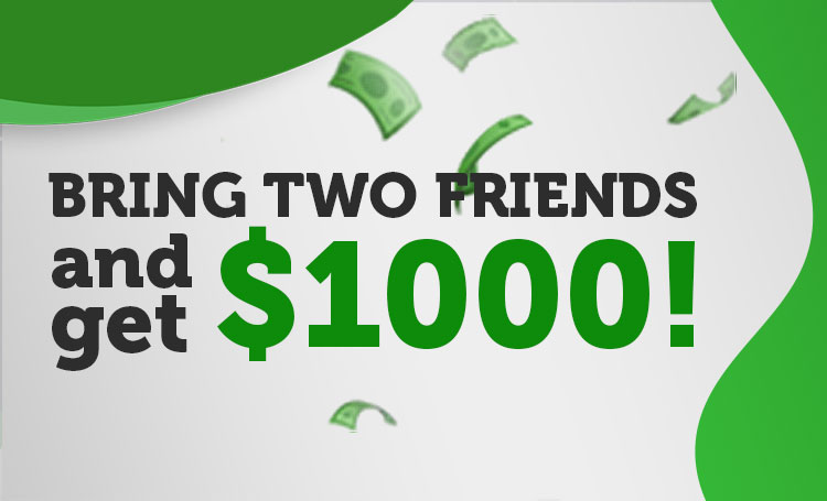 Show us some love and get rewarded Refer a friend!